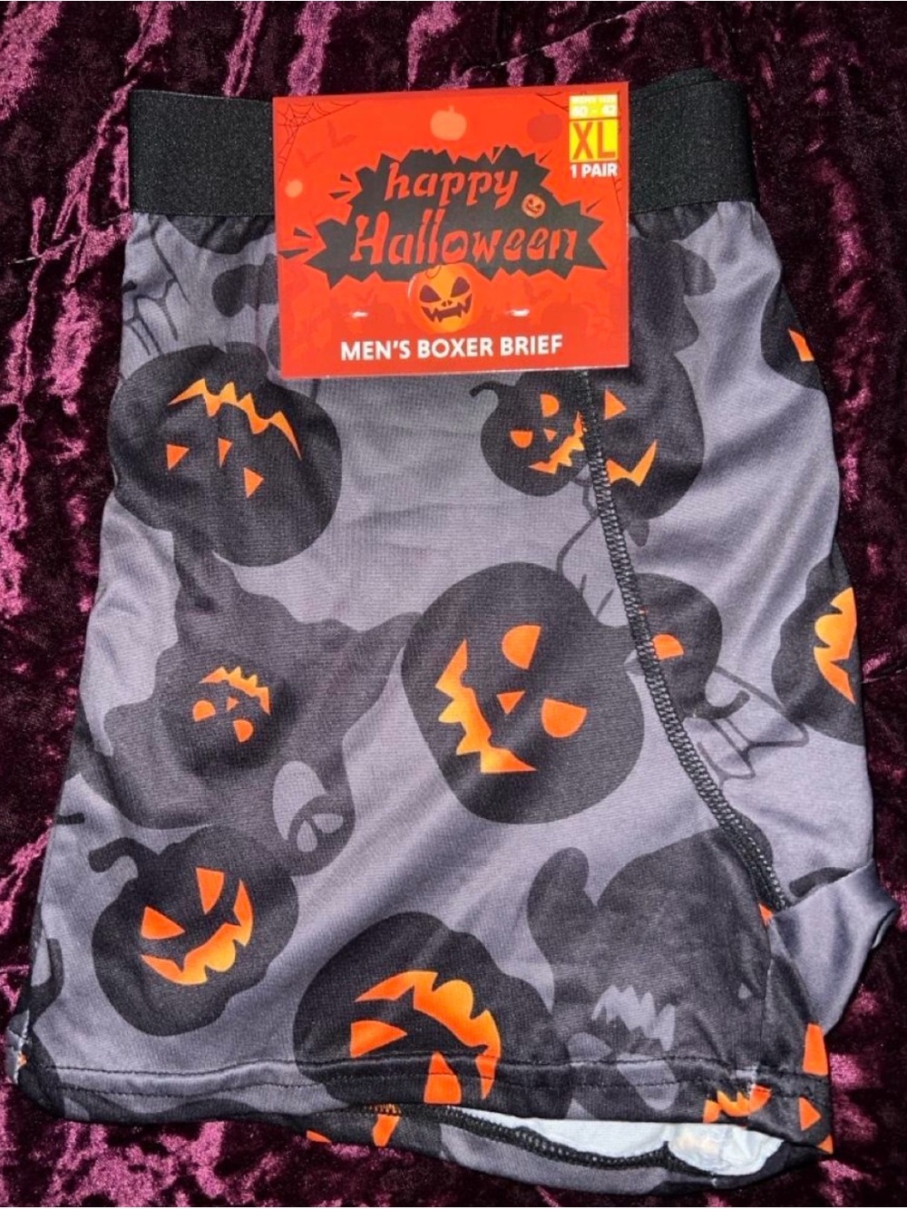 Men's XL halloween boxer briefs